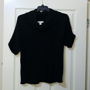 Coldwater Creek mixed-stitch Dolman sweatee